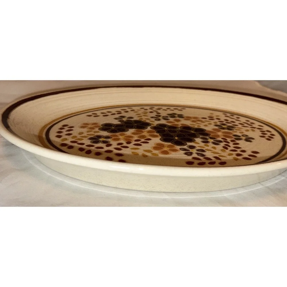 FRANCISCAN TOFFEE Earthware LARGE SERVING PLATTER - 14